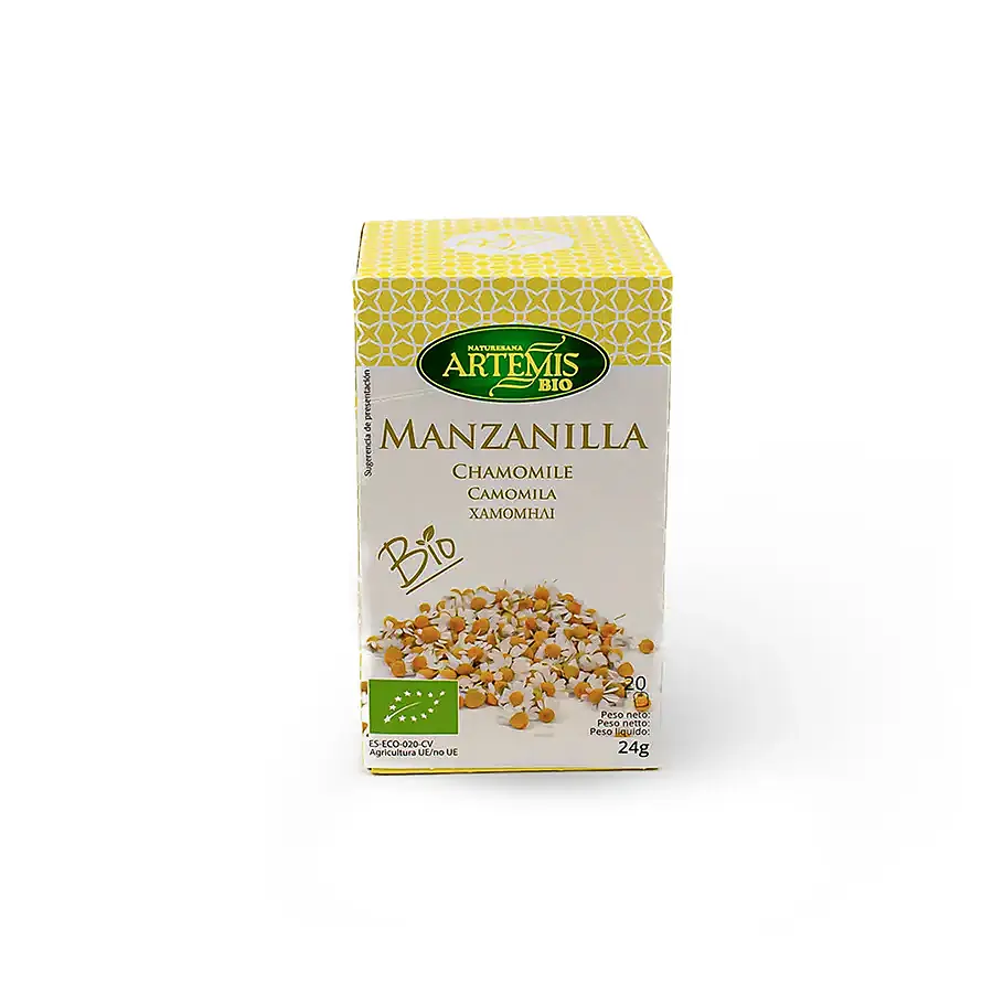 Infusión manzanilla BIO 20 filtros, Artemis