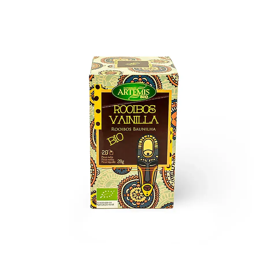 Infusión té rooibos vainill BIO 20 filtros, Artemis