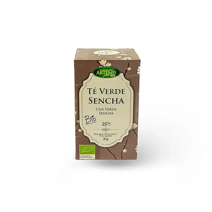 Infusión té verde sencha BIO 20 filtros, Artemis