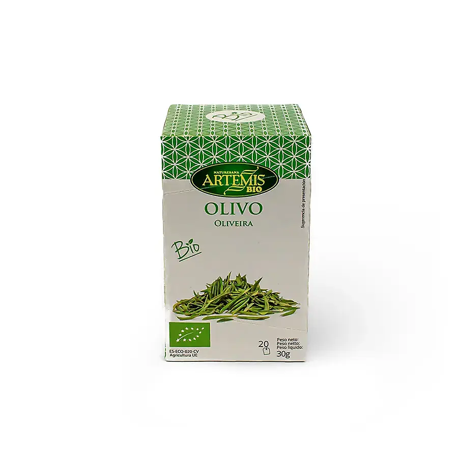 Infusión olivo BIO 20 filtros, Artemis