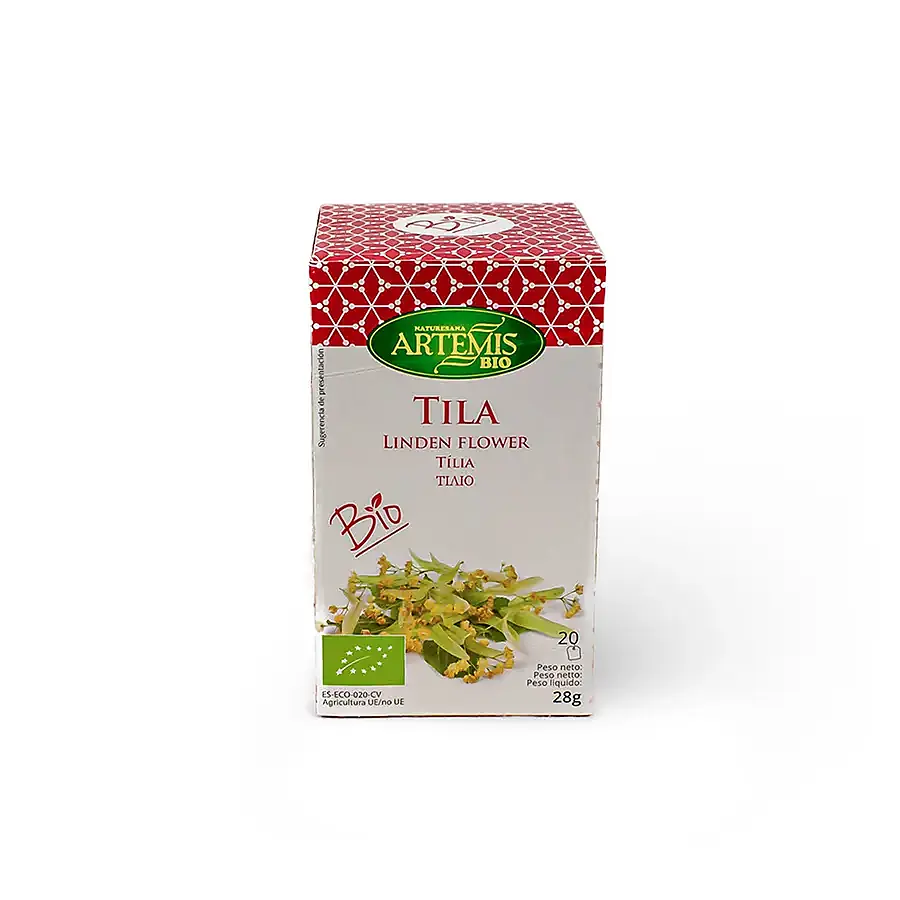Infusión tila BIO 20 filtros, Artemis