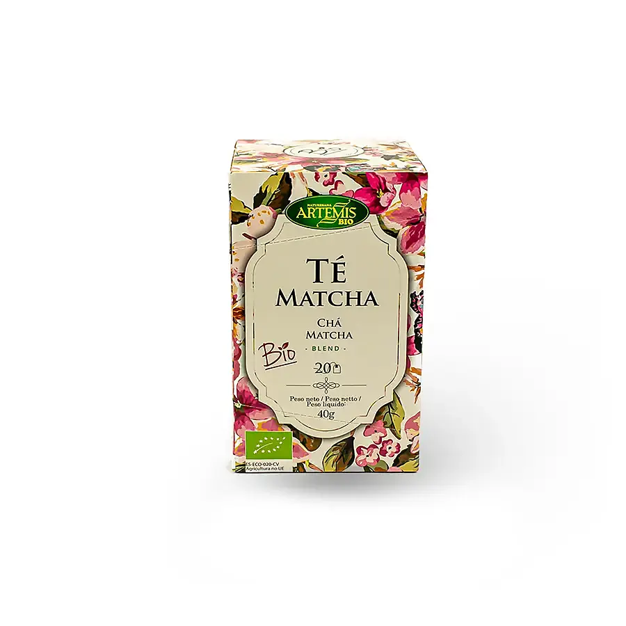 Infusión té matcha BIO 20 filtros, Artemis