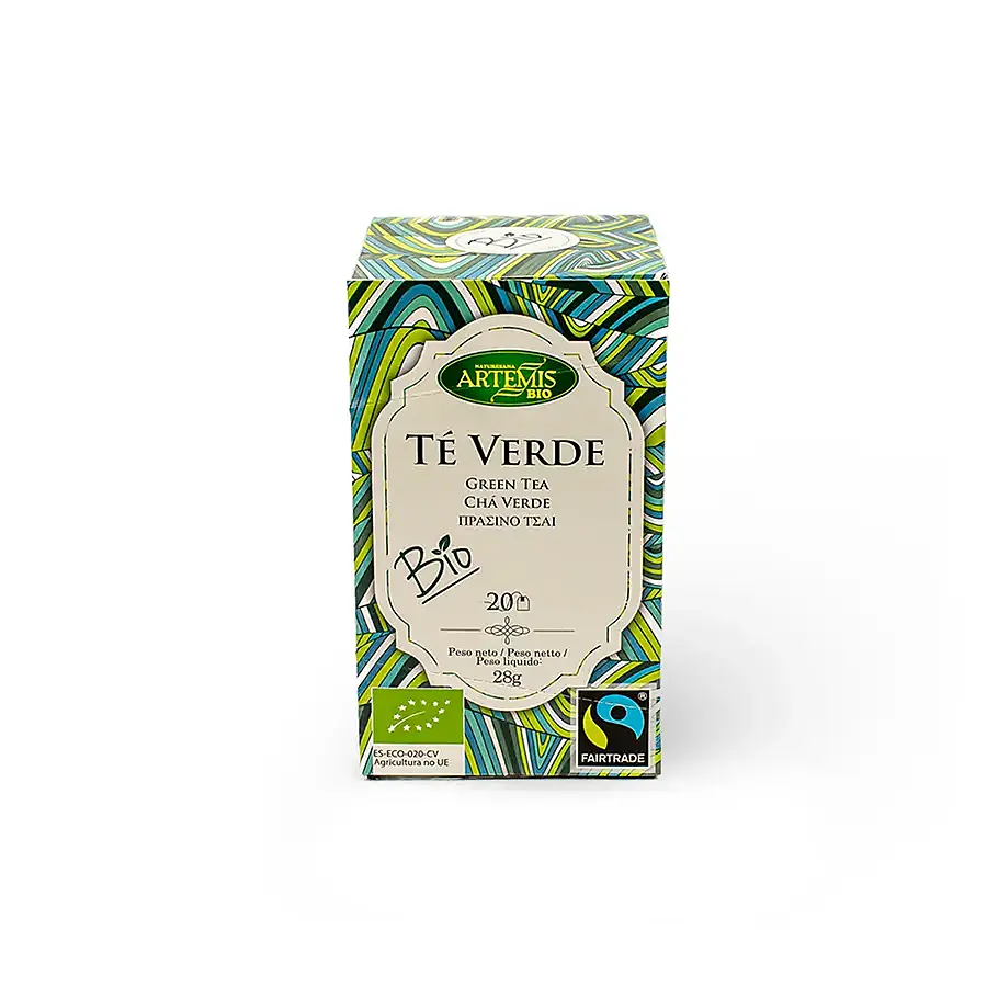 Infusión té verde BIO 20 filtros, Artemis