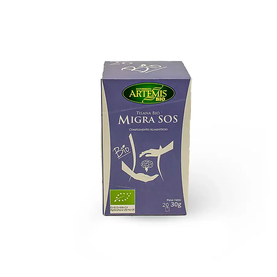 Migra SOS tisana BIO 20 bolsitas, Artemis Bio