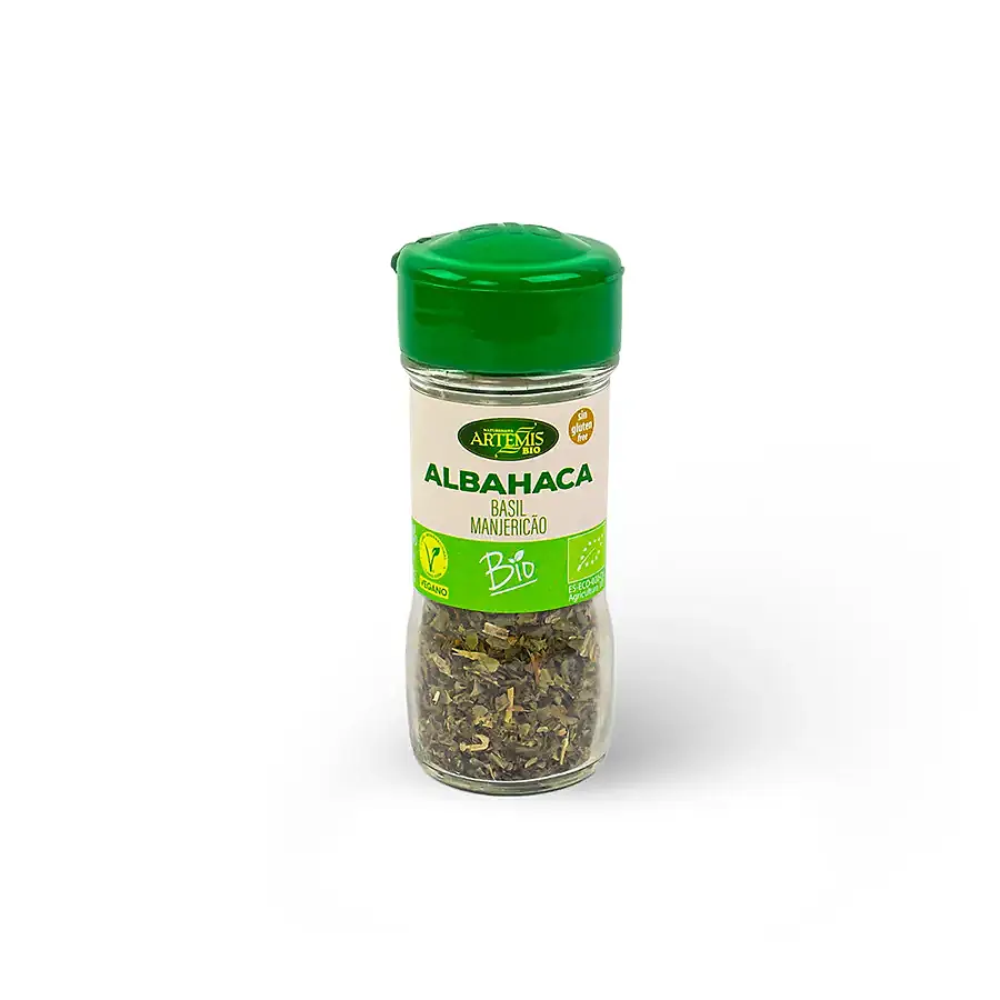 Albahaca tarro cristal BIO 12 g, Artemis