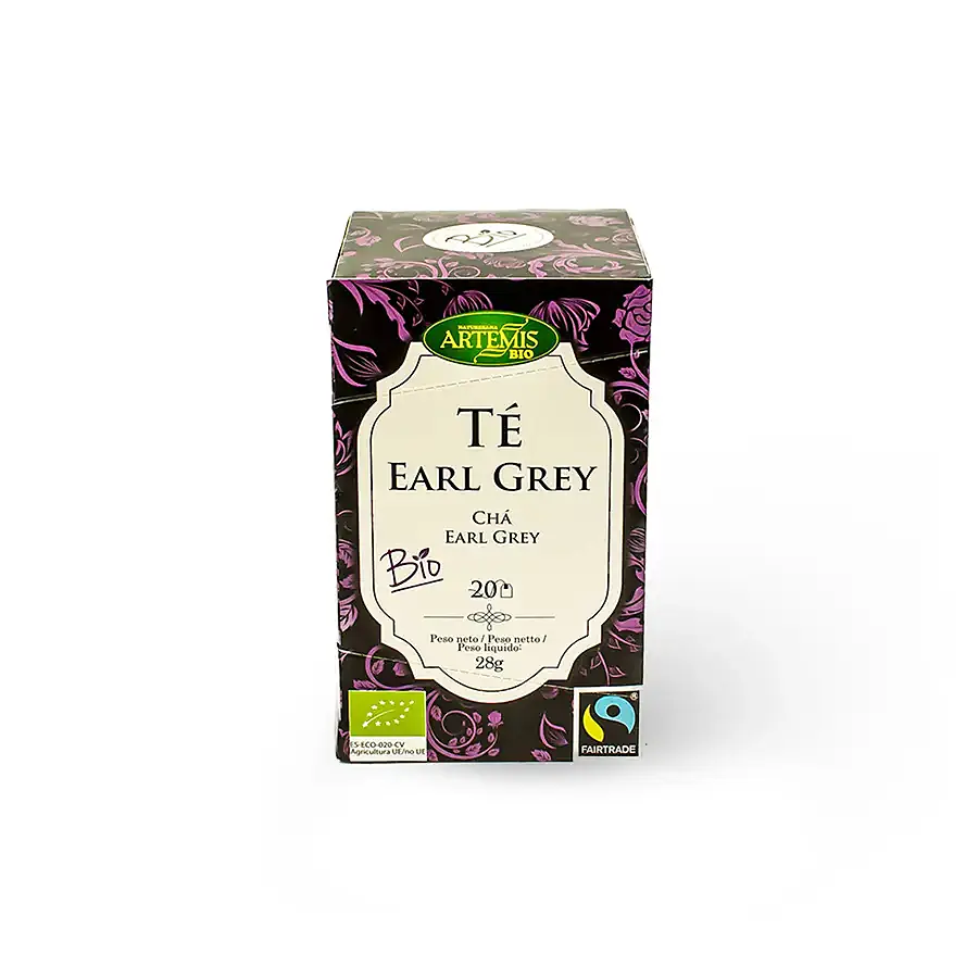 Infusión té earl grey BIO 20 filtros, Artemis