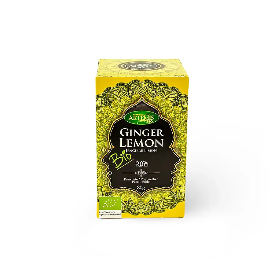 Infusión jengibre-limón BIO 20 filtros, Artemis