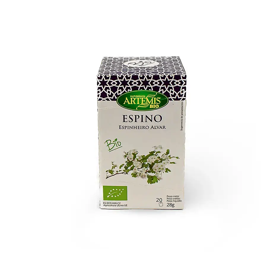 Infusión espino blanco BIO 20 filtros, Artemis