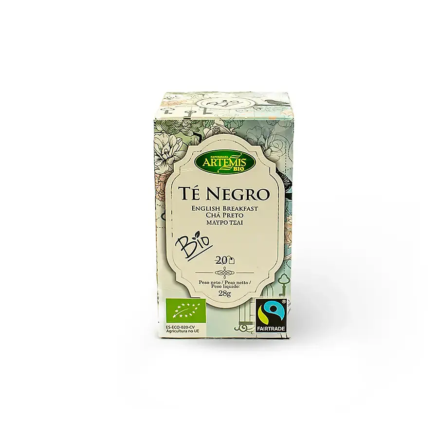 Infusión té negro BIO 20 filtros, Artemis