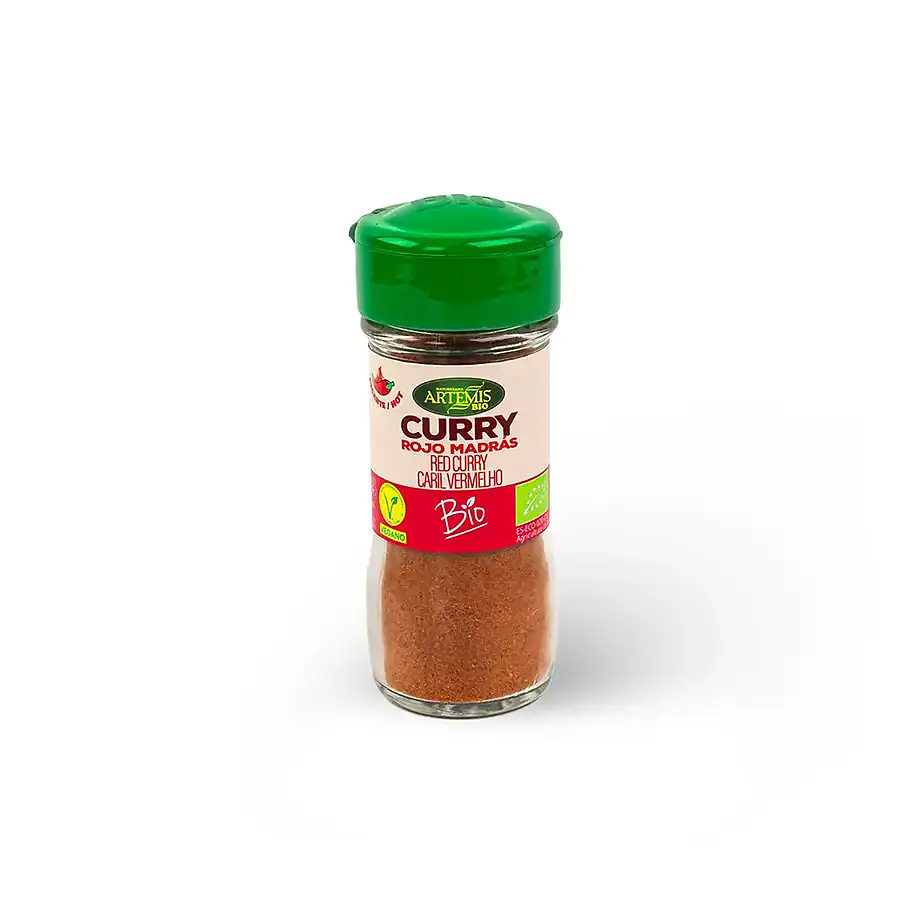 Curry rojo especia BIO 28 g, Artemis Bio