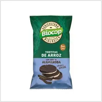 Tortitas de arroz con algarroba BIO 100 g, Biocop