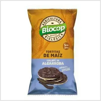 Tortitas de maiz con algarroba BIO 100 g, Biocop