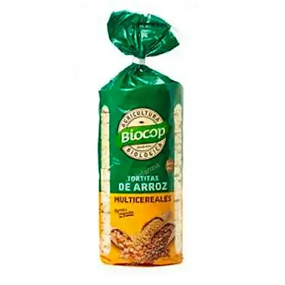 Tortas arroz multicereales s/g 200 g, Biocop