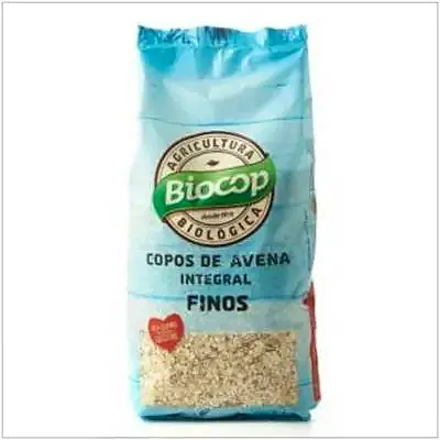 Copos avena finos integral 500 g, Biocop