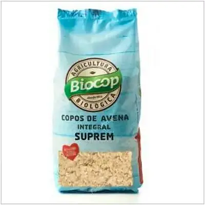 Copos de avena suprem integral BIO 500 g, Biocop