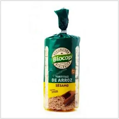 Tortitas de arroz con sésamo BIO 200 g, Biocop