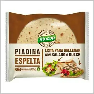 Piadina de espelta BIO 225 g, Biocop