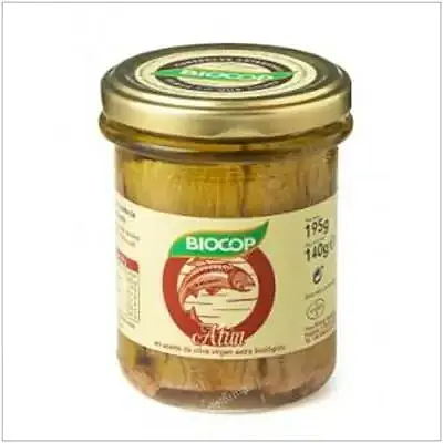 Filetes de atun BIO 195 g, Biocop