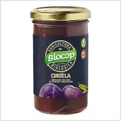 Compota ciruela s/g vegana BIO 280 g, Biocop