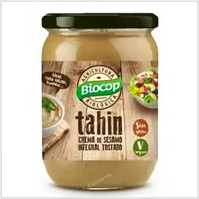 Tahin tostado sin sal BIO 225 g, Biocop