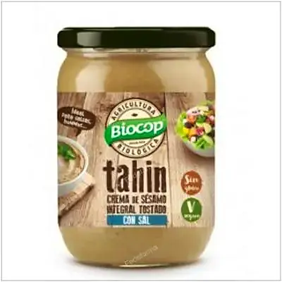 Tahin tostado con sal BIO 225 g, Biocop