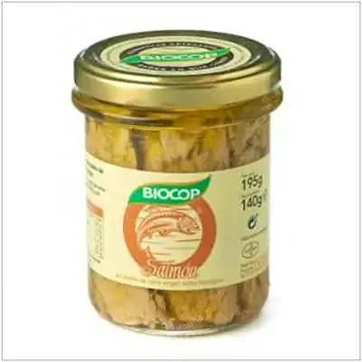 Filetes de salmón BIO 195 g, Biocop