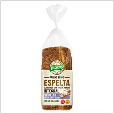 Pan molde espelta int. semillas BIO 400 g, Biocop