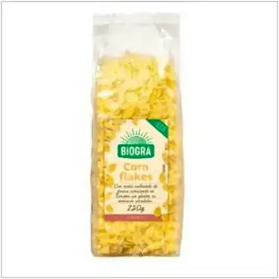 Corn flakes biogra 250 g, Biográ