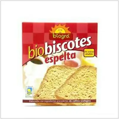 Biscotes de espelta sin azúcar BIO 270 g, Biogra