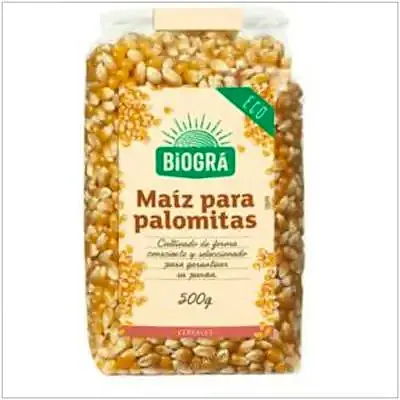 Maiz para palomitas BIO 500 g, Biogra