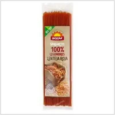 Spaghetti lenteja roja biogra 250 g, Biográ