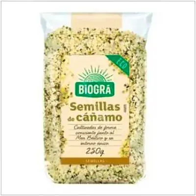 Semillas cañamo pelada biogra 250 g, Biográ