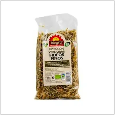 Fideos tricolor trigo verduras biogra, Biográ