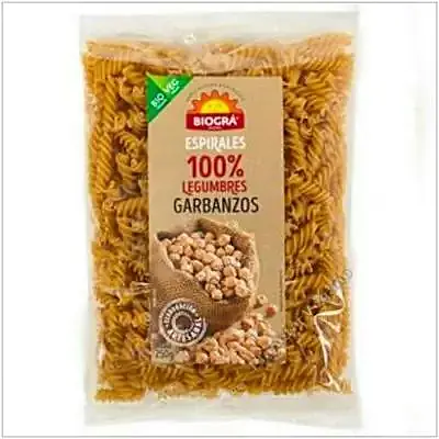 Espirales garbanzo biogra 250 g, Biográ