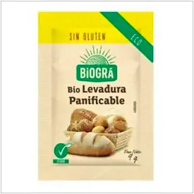 Levadura panificable sin gluten biogra BIO 9 g, Biográ
