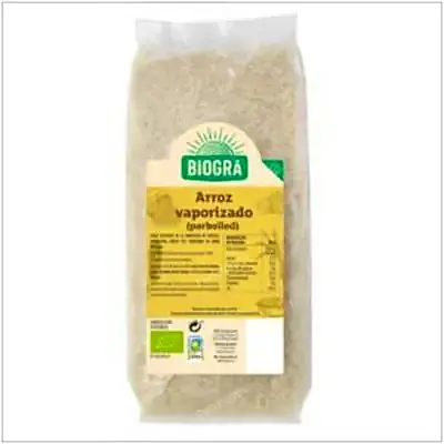 Arroz vaporizado (parboiled) biogra BIO 500 g, Biográ