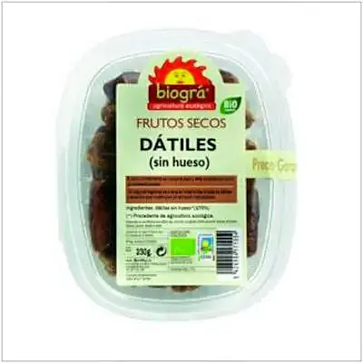 Datiles sin hueso biogra BIO 230 g, Biográ