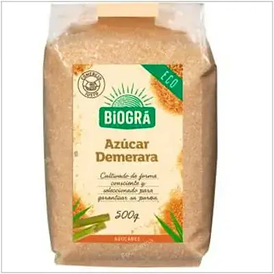 Azúcar demerara integral comercio justo BIO 500 g, Biogra