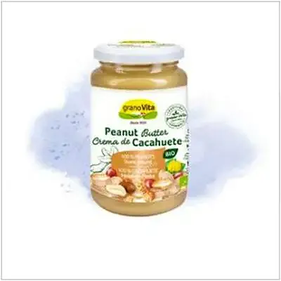 Crema cacahuete tostado BIO 350 g, Granovita