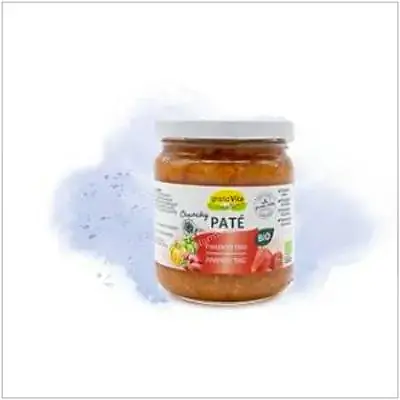 Pate pimiento trio crunchy sin gluten BIO 175 g, Granovita