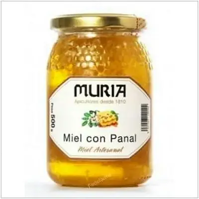 Miel con panal 500 g, Muria
