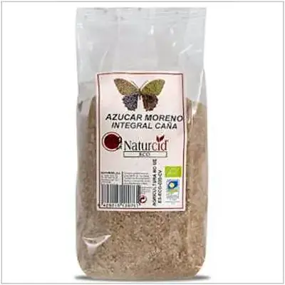 Azúcar moreno BIO 500 g, Naturcid