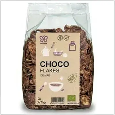 Choco flakes de maiz BIO 375 g, Naturcid