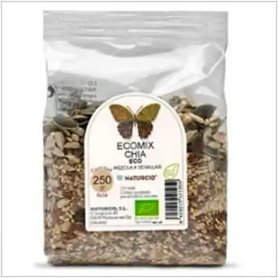 Ecomix chia 6 semillas BIO 250 g, Naturcid