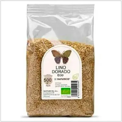 Semillas de lino dorado BIO 500 g, Naturcid