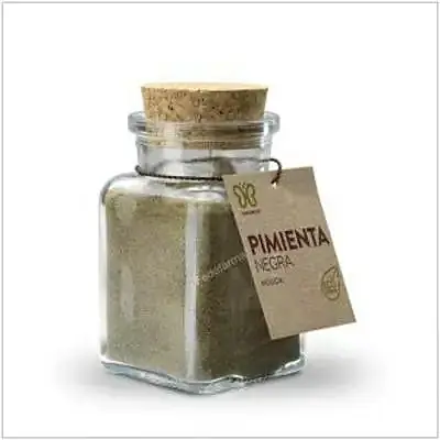 Pimienta negra molida especia BIO 90 g, Naturcid