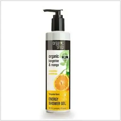 Gel de ducha energizante mandarina-mango 280 ml, Organic Shop