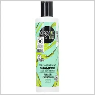 Champú fortalecedor algas-citronela BIO 280 ml, Organic Shop