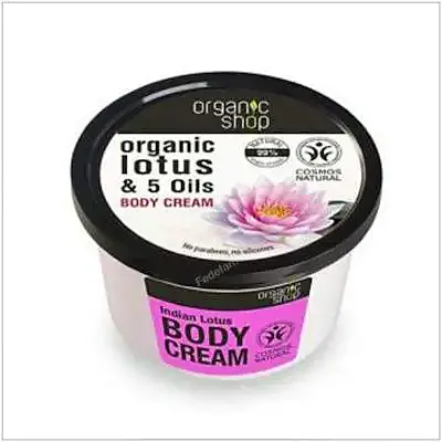 Crema corporal calmante loto-5 aceites 250 ml, Organic Shop