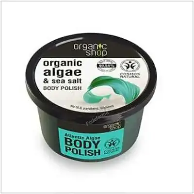 Exfoliante corporal refrescante algas 250 ml, Organic Shop